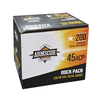 armscor .45 ACP 230gr Brass – 200rd
